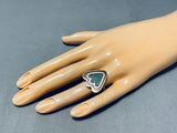 Marvelous Vintage Native American Navajo Turquoise Sterling Silver Ring-Nativo Arts