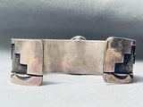 Pueblo Amethyst Vintage Native American Navajo Turquoise Sterling Silver Bracelet-Nativo Arts