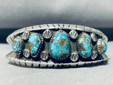Eunice Cla Vintage Native American Navajo Turquoise Sterling Silver Bracelet-Nativo Arts