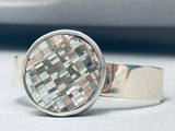 Important Vintage Native American Zuni Colin Coonsis Master Inlay Sterling Silver Bracelet-Nativo Arts