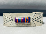 One Of The Most Unique Vintage Native American Navajo Virg Reeder Sterling Silver Bracelet-Nativo Arts