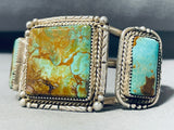 One Of The Best Ever Vintage Navajo Royston Turquoise Sterling Silver Bracelet-Nativo Arts