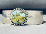 Dynamic Native American Navajo Carico Lake Turquoise Sterling Silver Signed Bracelet-Nativo Arts