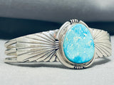 Wilson Padilla Native American Navajo Turquoise Sterling Silver Bracelet-Nativo Arts