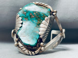 One Of The Best Vintage Native American Navajo Royston Turquoise Sterling Silver Bracelet-Nativo Arts