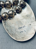 Incredible Vintage Native American Navajo Gold Sterling Silver Pottery Necklace Set-Nativo Arts