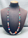Native American Rare Longer Thomas Singer Turquoise Tubule Sterling Silver Necklace-Nativo Arts