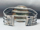 Incredible Vintage Native American Navajo Royston Turquoise Sterling Silver Bracelet Old-Nativo Arts