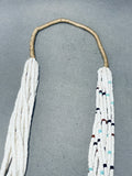 Sensational Vintage Santo Domingo Turquoise Heishi Pipestone 10 Strand Necklace-Nativo Arts