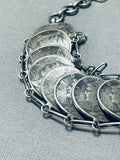 Astonishing Native American Navajo Royston Turquoise Sterling Silver Bracelet Mercury Dimes-Nativo Arts