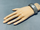 Sandoval Family Vintage Native American Navajo Sterling Silver Bracelet-Nativo Arts