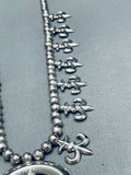 Gorgeous Vintage Native American Navajo Sterling Silver Naja Squahs Blossom Necklace-Nativo Arts