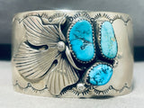 Important Pete Family Vintage Native American Navajo Turquoise Sterling Silver Bracelet-Nativo Arts