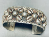 Coffee Beans!! Vintage Southwestern Sterling Silver Bracelet-Nativo Arts