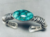 The Best Vintage Orville Tsinnie Carico Lake Turquoise Sterling Silver Bracelet-Nativo Arts