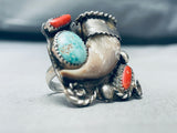 The Best Vintage Native American Navajo Turquoise Sterling Silver Ring Old-Nativo Arts