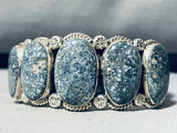 The Best Native American Navajo New Lander Turquoise Sterling Silver Bracelet-Nativo Arts