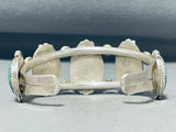 Important Harry Trujillo Turquoise Sterling Silver Bracelet-Nativo Arts