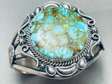 One Of The Best Ever Vintage Native American Navajo Royston Turquoise Sterling Silver Bracelet-Nativo Arts