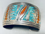 Tommy Singer!! Rare Early Hallmark Vintage Native American Navajo Sterling Silver Bracelet-Nativo Arts