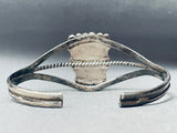 One Of The Best Vintage Native American Navajo Spiderweb Turquoise Sterling Silver Bracelet-Nativo Arts