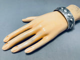 Mel Willie Native American Navajo Sterling Silver Bracelet Signed Melissa Willie-Nativo Arts
