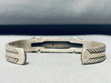 Native American Awesome Stacker Vintage Turquoise Sterling Silver Bracelet-Nativo Arts