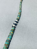 Gorgeous Vintage Santo Domingo Royston Turquoise Sterling Silver Necklace-Nativo Arts