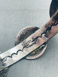 Old Coins Native American Navajo Sterling Silver Bracelet Cuff-Nativo Arts