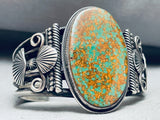 The Best Gary Reeves Vintage Green Turquoise Sterling Silver Bracelet-Nativo Arts
