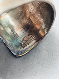 Massive Vintage Native American Hopi Hand Tooled Sterling Silver Bracelet Cuff