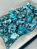Jo Mcmillan Vintage Native American Navajo Turquoise Sterling Silver Buckle Old-Nativo Arts
