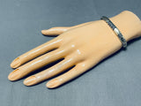 Ev Teller Marvelous Vintage Native American Navajo Sterling Silver Bracelet-Nativo Arts