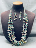 One Of The Best Vintage Santo Domingo Turquoise Squaw Necklace-Nativo Arts
