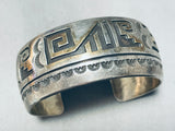 Rosco Scott Vintage Native American Navajo Sterling Silver Bracelet-Nativo Arts