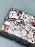 The Best Vintage Native American Navajo White Agate Sterling Silver Buckle-Nativo Arts