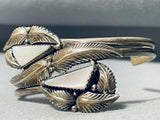 Important Lee Famous Famous Vintage Native American Navajo Sterling Silver Bracelet-Nativo Arts
