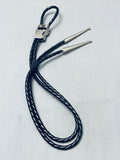 Intricate Eagle Vintage Native American Zuni Sterling Silver Bolo Tie-Nativo Arts