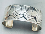 Important Nel Morgan Horse Head Sterling Silver Bracelet Cuff-Nativo Arts