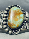The Best Vintage Native American Navajo Al Cleveland Royston Turquoise Sterling Silver Bracelet-Nativo Arts