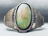Superior Vintage Native American Navajo Royston Turquoise Sterling Silver Bracelet-Nativo Arts