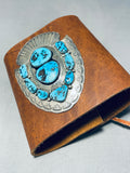 Arrowhead Protector Vintage Native American Navajo Turquoise Sterling Silver Ketoh Bracelet-Nativo Arts