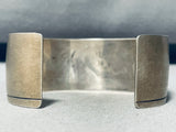 Coolest Wave Vintage Native American Navajo Sterling Silver Bracelet Cuff-Nativo Arts
