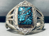 Important!!! Godber Turquoise Vintage Native American Navajo Sterling Silver Bracelet-Nativo Arts