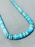 Native American Beautiful Vintage Santo Domingo Turquoise Sterling Silver Necklace-Nativo Arts
