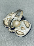 One Of A Kind Vintage Native American Navajo Sterling Silver Ring-Nativo Arts
