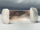 Lorenzo Secatero Stunning Vintage Native American Navajo Swirl Calcite Sterling Silver Bracelet-Nativo Arts