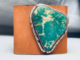 Massive Vintage Native American Navajo Royston Turquoise Sterling Silver Ketoh Bracelet-Nativo Arts