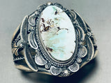 One Of The Best Ever Vintage Native American Navajo Dry Creek Turquoise Sterling Silver Bracelet-Nativo Arts