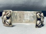 Coffee Beans!! Vintage Southwestern Sterling Silver Bracelet-Nativo Arts